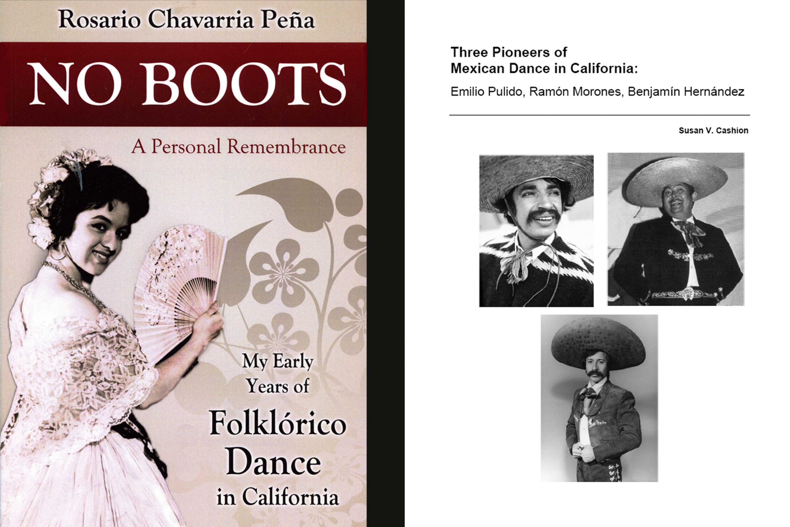 Photo of book covers for No Boots and Three Pioneers