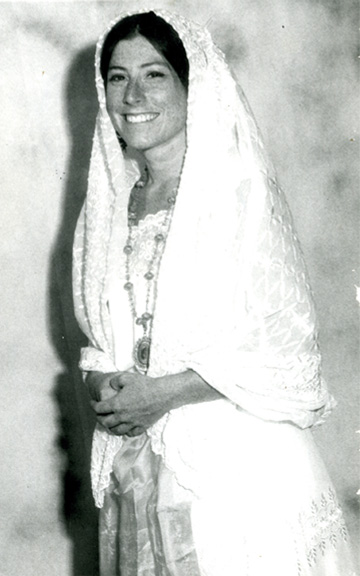 Susie Cashion with chalina 1970s