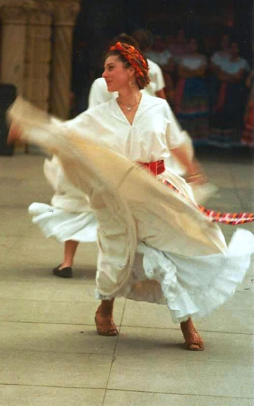 Susie Cashion in costume