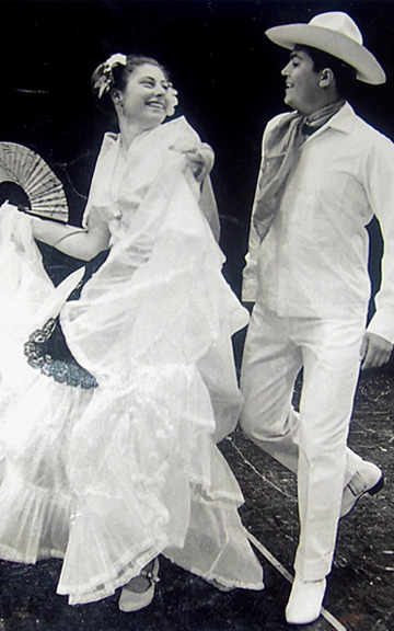 Susie Cashion with Emilio Pulido UCLA 1966
